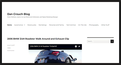Desktop Screenshot of dancrouchblog.com